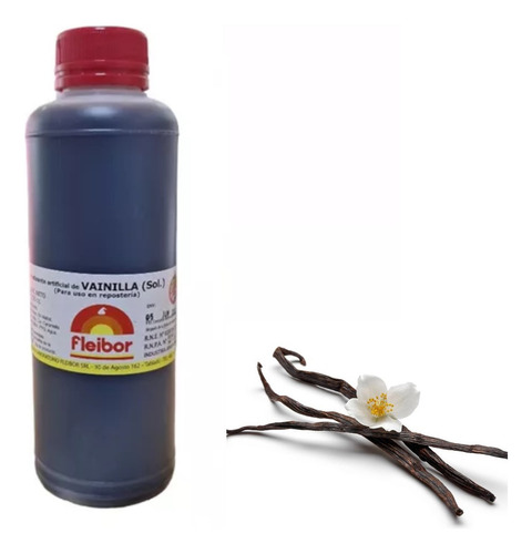 Esencia Vainilla 250ml Reposteria Fleibor