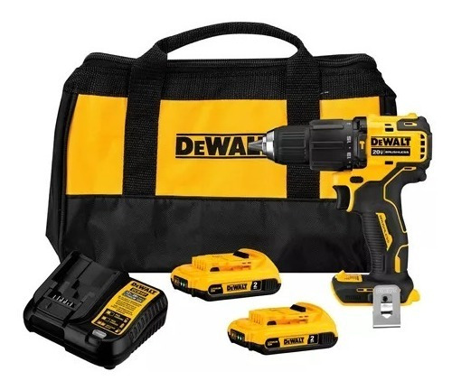 Taladro Percutor Atomic 1/2' 20v + 2 Bat Dewalt Dcd709d2-b2