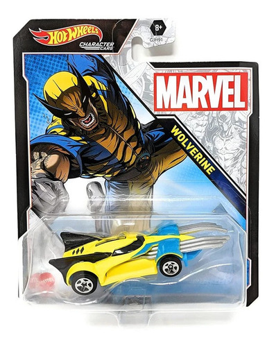 Hot Wheels Marvel Character Car Wolverine