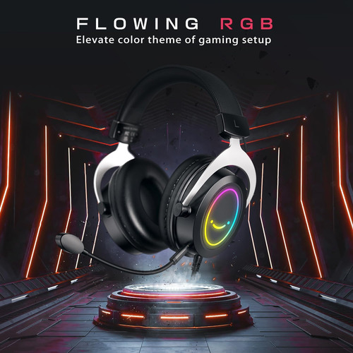 Auriculares Para Juegos Fifine Con Micrófono Desmontable,...