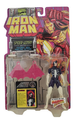 Spider Woman Iron Man Toy Biz Vintage