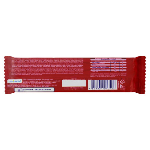 Imagem 2 de 2 de Barra de Cereal Morango Cobertura Chocolate Nutry Pacote 22g