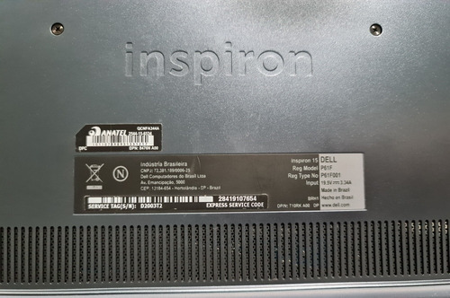 Notbook Dell Inspiron 15 Série 7000 - Core I7 - 16gb Ram