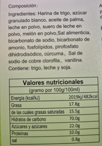 Palitos De Galleta Biscuit Chocolate Con Sabor A Melon 55g