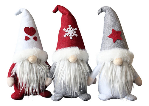 Tomte Sueco Hecho A Mano Con Gnomos Navideños, Decoración De