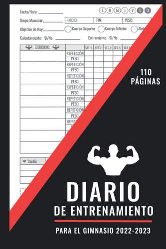 Libro: Diario De Entrenamiento Para El Gimnasio : Una Agenda