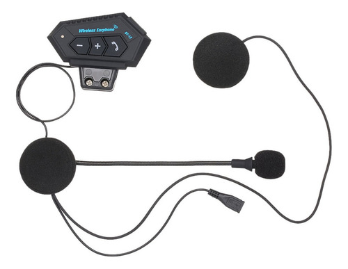  Casco De Motocicleta Auriculares Bluetooth 4.0 + Edr