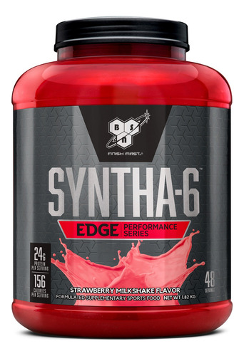 Bsn Syntha-6 Edge Proteína Polvo Strawberry Milkshake 1.82kg