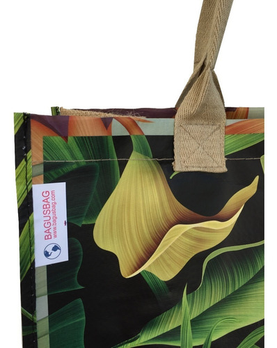 Bolsa De Praia Ecobag Juta Rafia - Floral