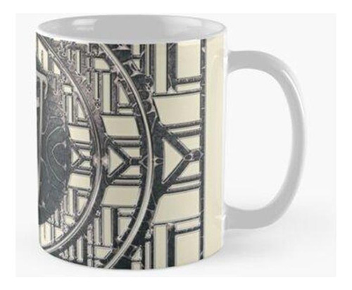 Taza Iniciales Art Nouveau Alfabeto Artdeco Vintage Letra W 