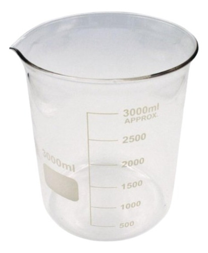 Vaso De Precipitados De Perfil Bajo Forma Baja 500 - 3000 Ml