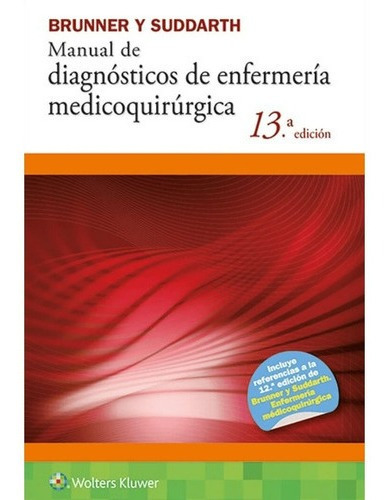 Libro Brunner. Manual De Diagnosticos De Enfermeria Medicoq