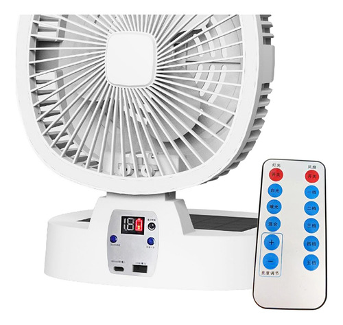 Ventilador Para Acampar Al Aire Libre, Ventilador 10000mah