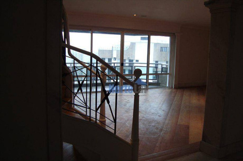 Imagem 3 de 30 de Cobertura Duplex Com 4 Dormitórios Para Alugar, 609 M² Por R$ 27.000/mês - Santo Amaro - São Paulo/sp - Co0075