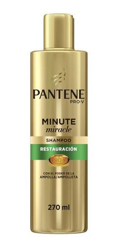 Shampoo Pantene Pro-v Minute Miracle Restauracion 270ml