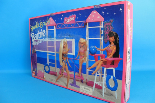 Sparkle Beach Barbie Volleyball Fun 1995 (Usado)