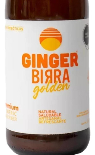 Pack De 24 Ginger Beer Birra Golden 355 Ml