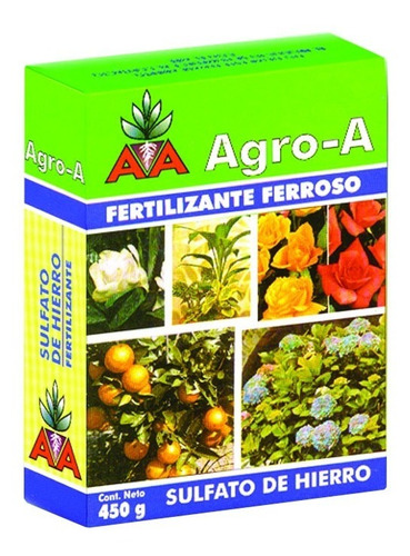 Fertilizante Ferroso. Caja X 450 Grs.