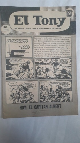 Historietas Comic Antigua ** El Tony ** N° 1934