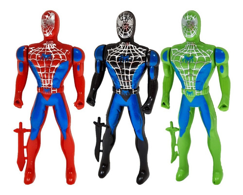 10 Muñecos De Spiderman Hombre Araña Souvenir Piñata Niño