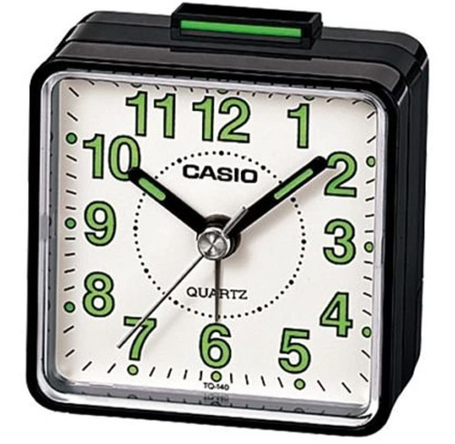 Reloj De Alarma De Viaje Casio Tq140 - Bla Clock Radios