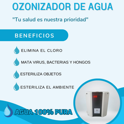 Generador De Ozono T5 Agua, Carnes Y Más. Programado