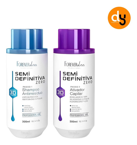 Forever Liss Progressiva 3d Semi Definitiva 2x300ml