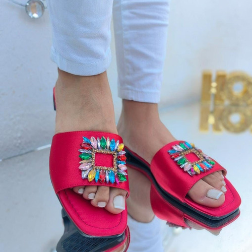 Sandalias Mujer Huaraches Dama Con Pedreria Envio Gratis