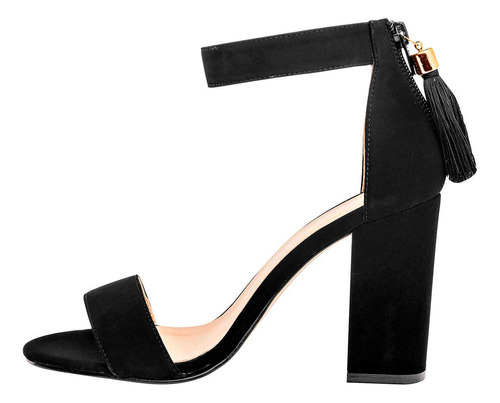 Zapatillas Abiertas Mujer Pietro Alessandro Negro 076-743
