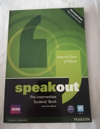 Speakout,pre-intermediate, Students Book,con Dvd