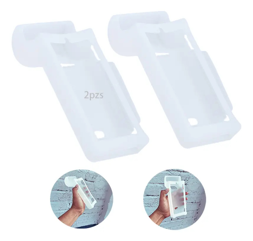 Welago 2Pzs Funda Protectora Terminal Pago Point Smart 2 / Newland N950 Silicona Suave Antigolpes Antiarañazos Transparente