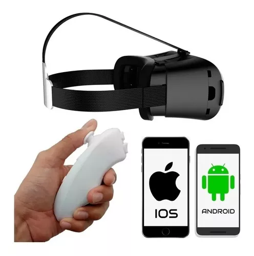 Gafas de Realidad Virtual 3D VR BOX 2.0 + Joystick Mejores Relación  Calidad-Precio 
