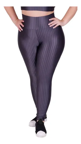 Calça Legging 3d Plus Size Feminina Roupa Fitness Academia