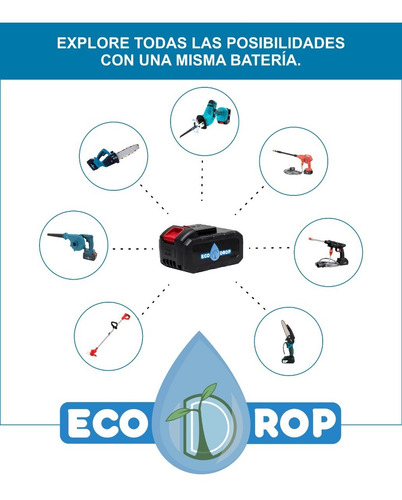 Imagen 4 de 7 de Sierra Sable Inalámbrica + Batería 21v- Metal, Pvc, Hueso