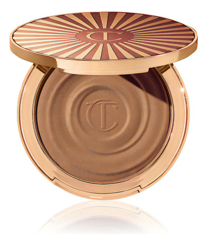 Bronzer Charlotte Tilbury Science + Colour Beautiful Skin Crema-polvo Tono Fair Sun Kissed, Subtono Frío