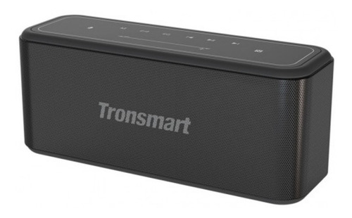 Bocina Tronsmart SoundPulse Mega Pro portátil con bluetooth waterproof negra 