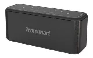 Bocina Tronsmart SoundPulse Mega Pro portátil con bluetooth waterproof negra