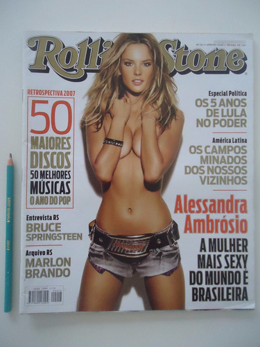Rolling Stones #16 Ano 2008 Alessandra Ambrósio
