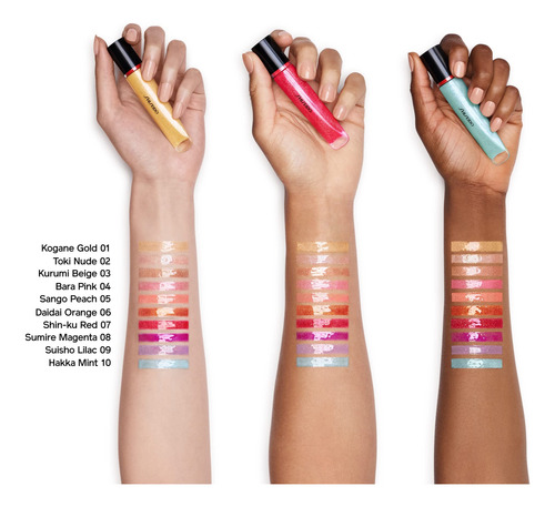 Brillo De Labios Shiseido Shimmer Gelgloss Shin-ku Red 07 8