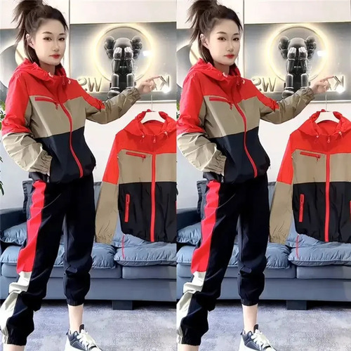 Chaqueta De Protección Solar Con Capucha Para Mujer, Casual,