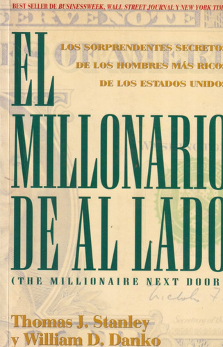 El Millonario De Al Lado Thomas J Stanley 