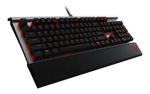 Teclado Mécanico Gamer Patriot V730 Led Rojo Swicth Brown  