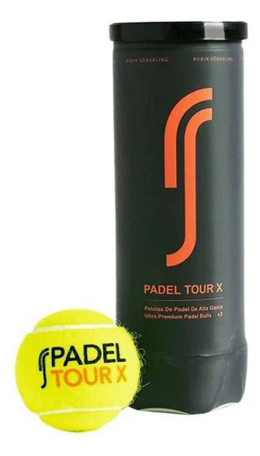 Tarro De Pelotas Robin Soderling Padel Tour X X3