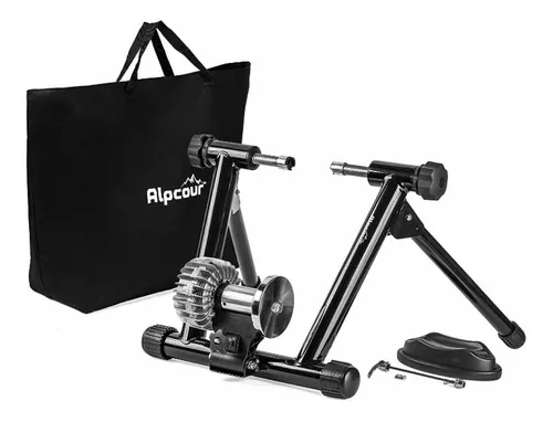 Entrenador Fijo Para Bicicleta Port til De Acero Inoxidable