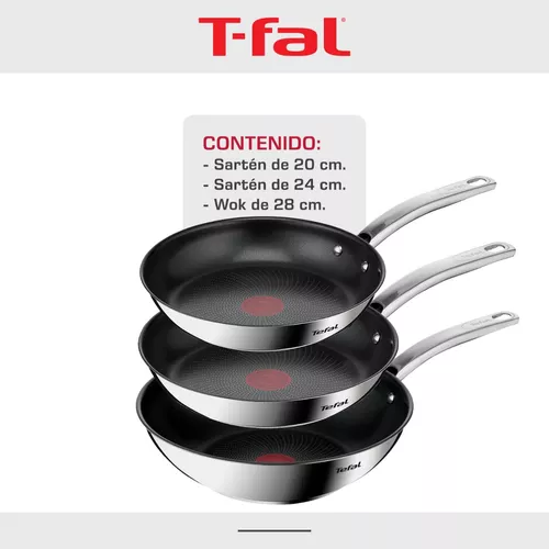 T-Fal, Juego de 3 Sartenes