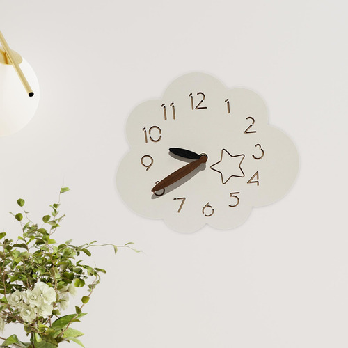 Reloj De Pared Con Diseño De, Con Patrón De Estrellas