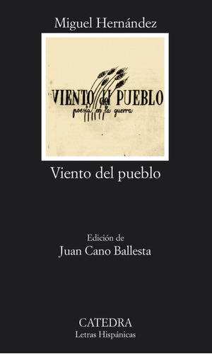 Viento Del Pueblo Catedra - Hernandez,miguel Cano J,