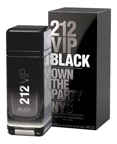 Imagen 1 de 8 de Perfume 212 Vip Black Men 100ml \ Carolina Herrera Original