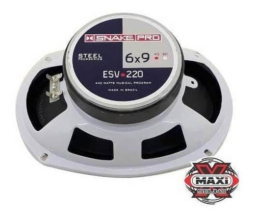 Imagem 3 de 6 de Par De Falante Médio Snake 6x9 Polegadas Esv 220 Rms 4 Ohms