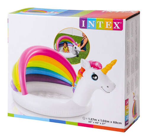 Intex - Piscina Inflable De Unicornio Para Bebé